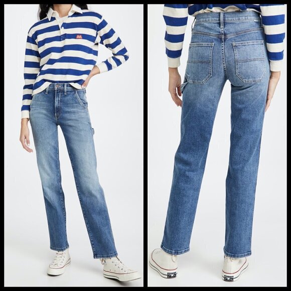 💕MOTHER💕 High Waisted Utility Jeans ~ So Long - Picture 8 of 16